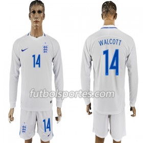 Camisetas Inglaterra Valcott 14 Primera Equipacion Mundial 2018 Manga Larga